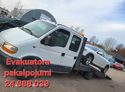 EVACUATORS - Evakuatora pakalpojumi. 