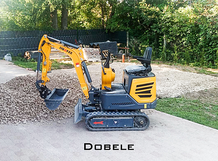 Mini ekskavators Dobele un raj.