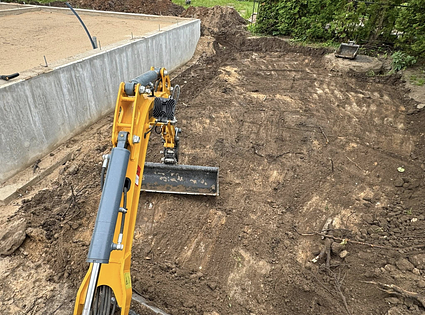 Mini ekskavators Dobele un raj.