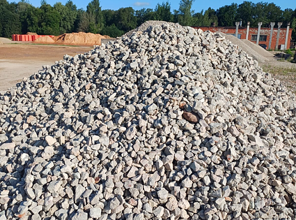 CRUSHED STONE, PEBLES - Šķembu, oļu piegāde